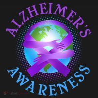 Alzheimer's Awareness Support Ribbon Hugging The World Bucket Hat thumb 4