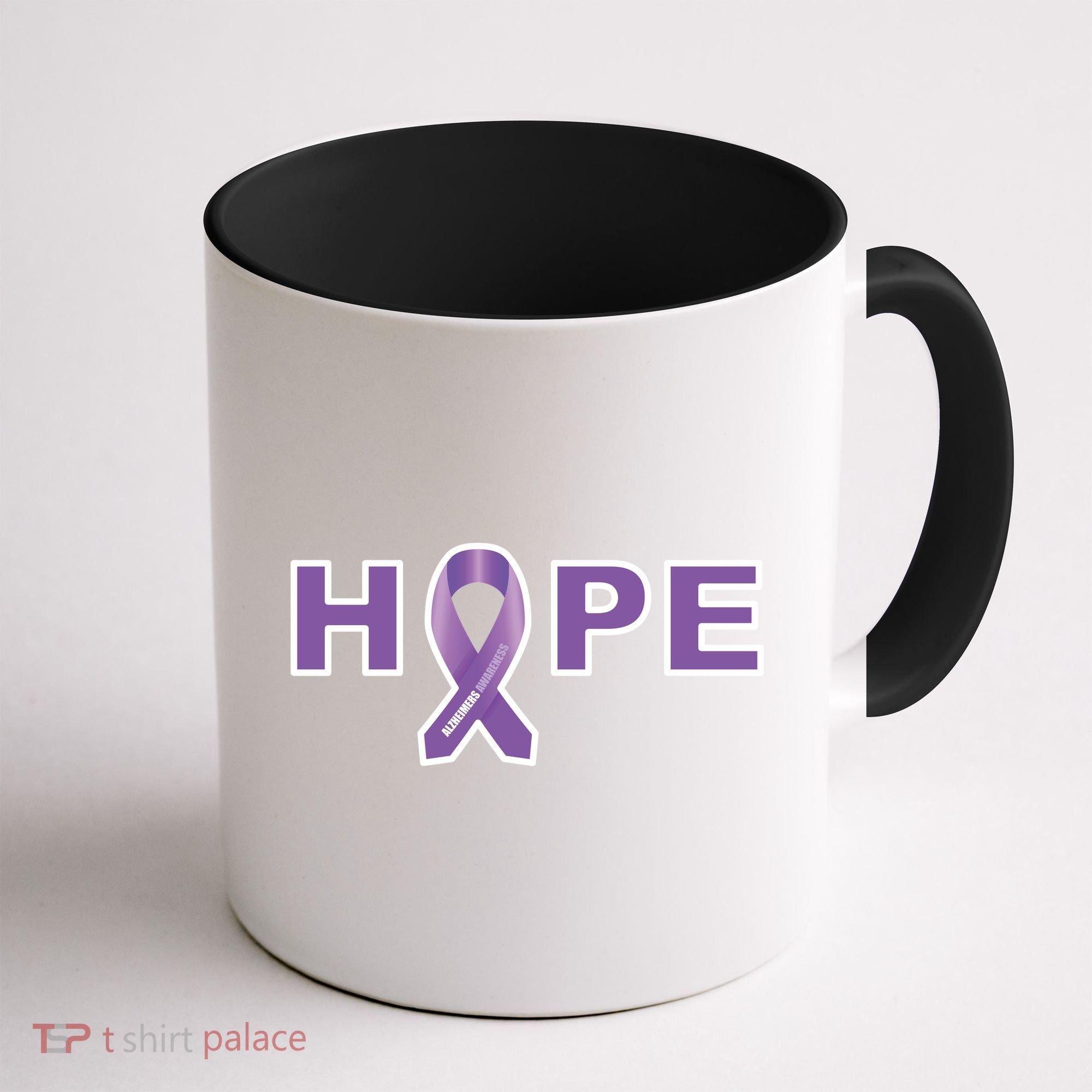 Alzheimer's Disase Awareness Ribbon Coffee Mug