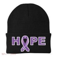 Alzheimer's Disase Awareness Ribbon Beanie thumb 0