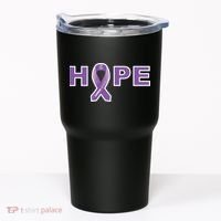 Alzheimer's Disase Awareness Ribbon Tumbler thumb 0