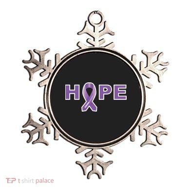 Alzheimer's Disase Awareness Ribbon Ornament