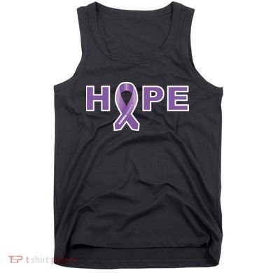 Alzheimer's Disase Awareness Ribbon Tank Top