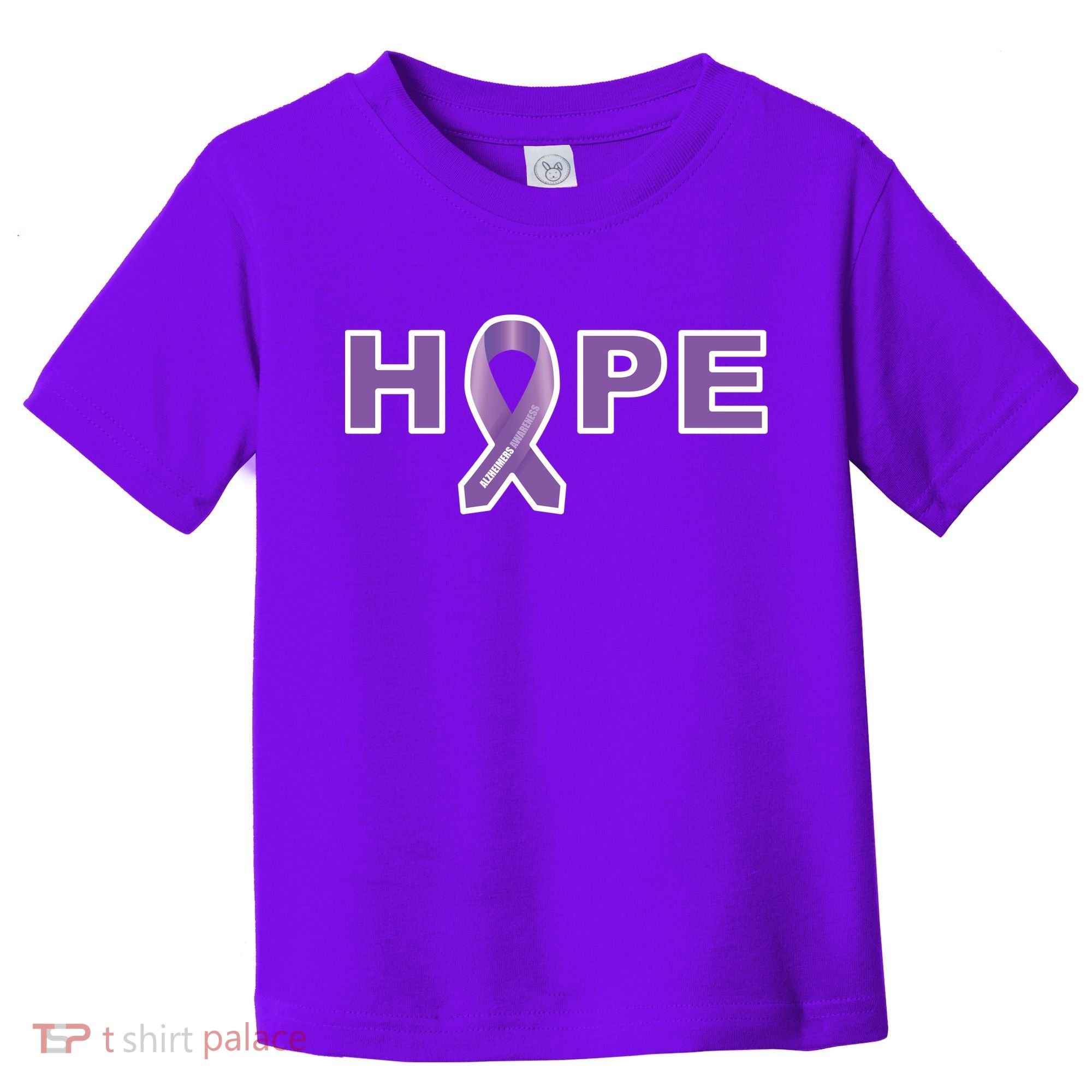 Alzheimer's Disase Awareness Ribbon Toddler T-Shirt