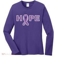 Alzheimer's Disase Awareness Ribbon Women's Long Sleeve Shirt thumb 0