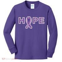 Alzheimer's Disase Awareness Ribbon Kids Long Sleeve Shirt thumb 0