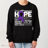 Alzheimer's Hope Love Support Women's Sweatshirt thumb 0