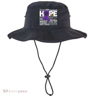 Alzheimer's Hope Love Support Bucket Hat