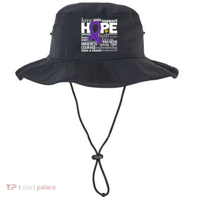 Alzheimer's Hope Love Support Bucket Hat