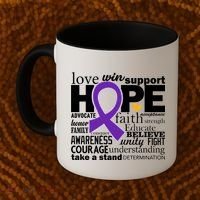 Alzheimer's Hope Love Support Coffee Mug thumb 2