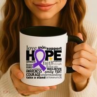 Alzheimer's Hope Love Support Coffee Mug thumb 3