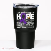 Alzheimer's Hope Love Support Tumbler thumb 0