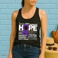 Alzheimer's Hope Love Support Women's Tank Top thumb 2