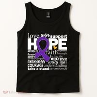 Alzheimer's Hope Love Support Tank Top thumb 2