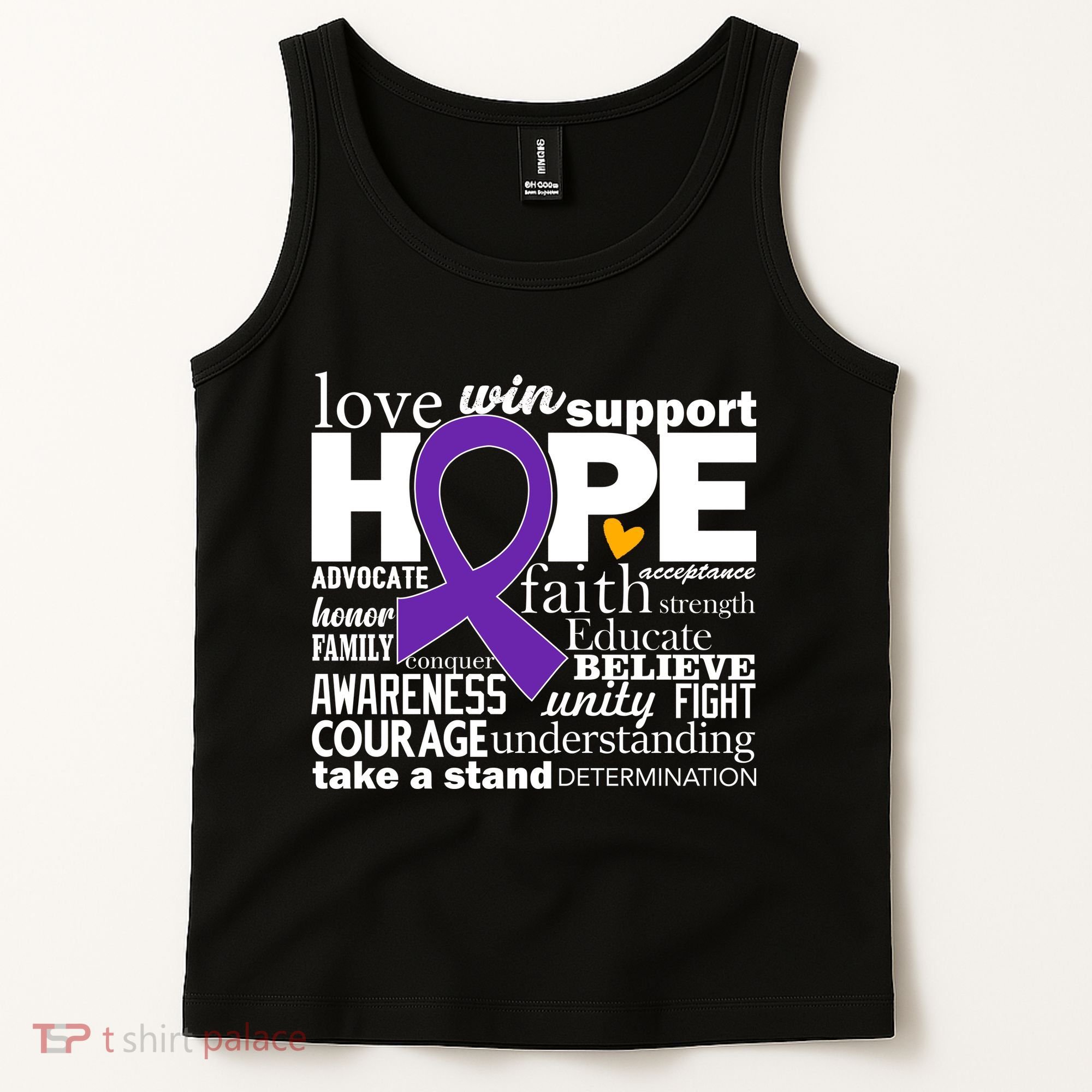 Alzheimer's Hope Love Support Tank Top