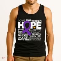 Alzheimer's Hope Love Support Tank Top thumb 3