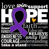 Alzheimer's Hope Love Support Tank Top thumb 6