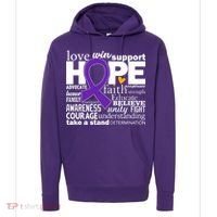 Alzheimer's Hope Love Support Hoodie thumb 0