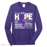 Alzheimer's Hope Love Support Long Sleeve Shirt thumb 0
