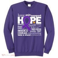 Alzheimer's Hope Love Support Sweatshirt thumb 0