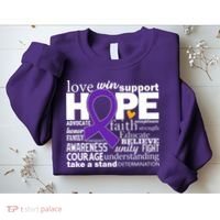 Alzheimer's Hope Love Support Sweatshirt thumb 2