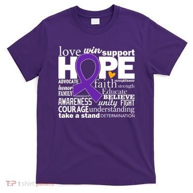 Alzheimer's Hope Love Support T-Shirt