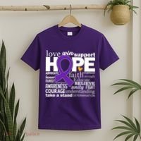 Alzheimer's Hope Love Support T-Shirt thumb 2