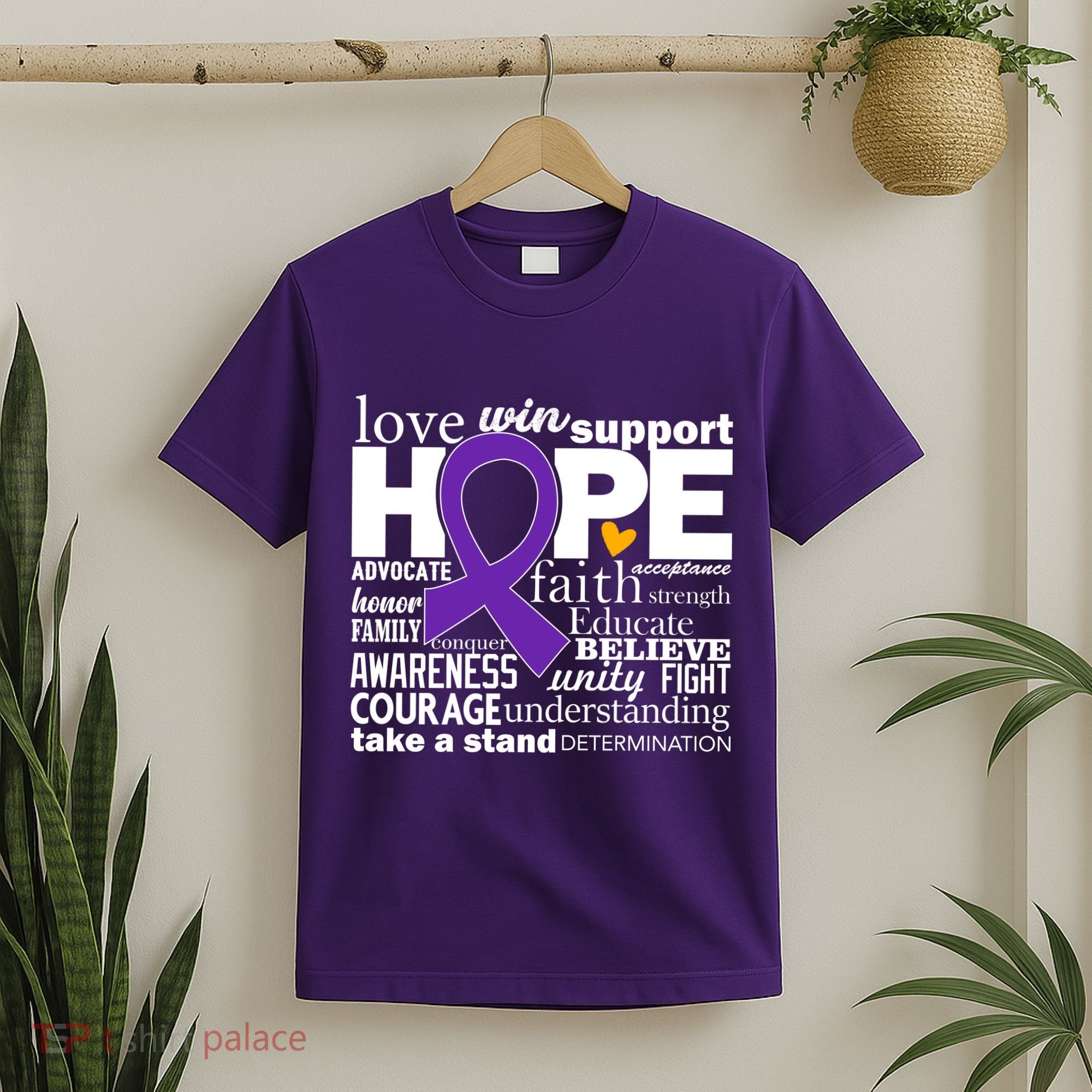 Alzheimer's Hope Love Support T-Shirt
