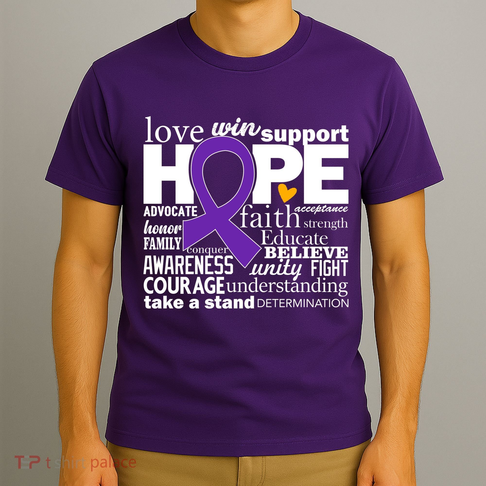 Alzheimer's Hope Love Support T-Shirt