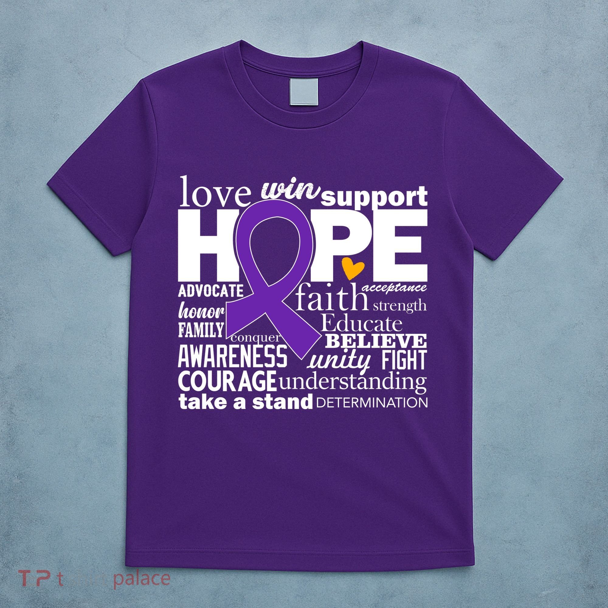 Alzheimer's Hope Love Support T-Shirt