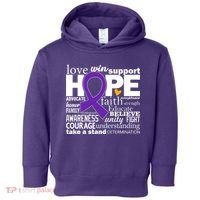 Alzheimer's Hope Love Support Toddler Hoodie thumb 0