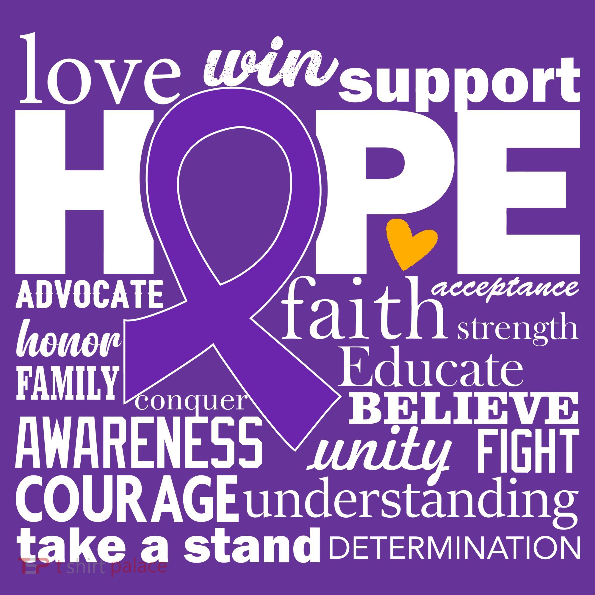 Alzheimer's Hope Love Support Toddler Hoodie