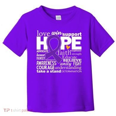 Alzheimer's Hope Love Support Toddler T-Shirt