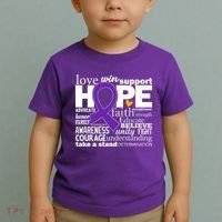 Alzheimer's Hope Love Support Toddler T-Shirt thumb 2