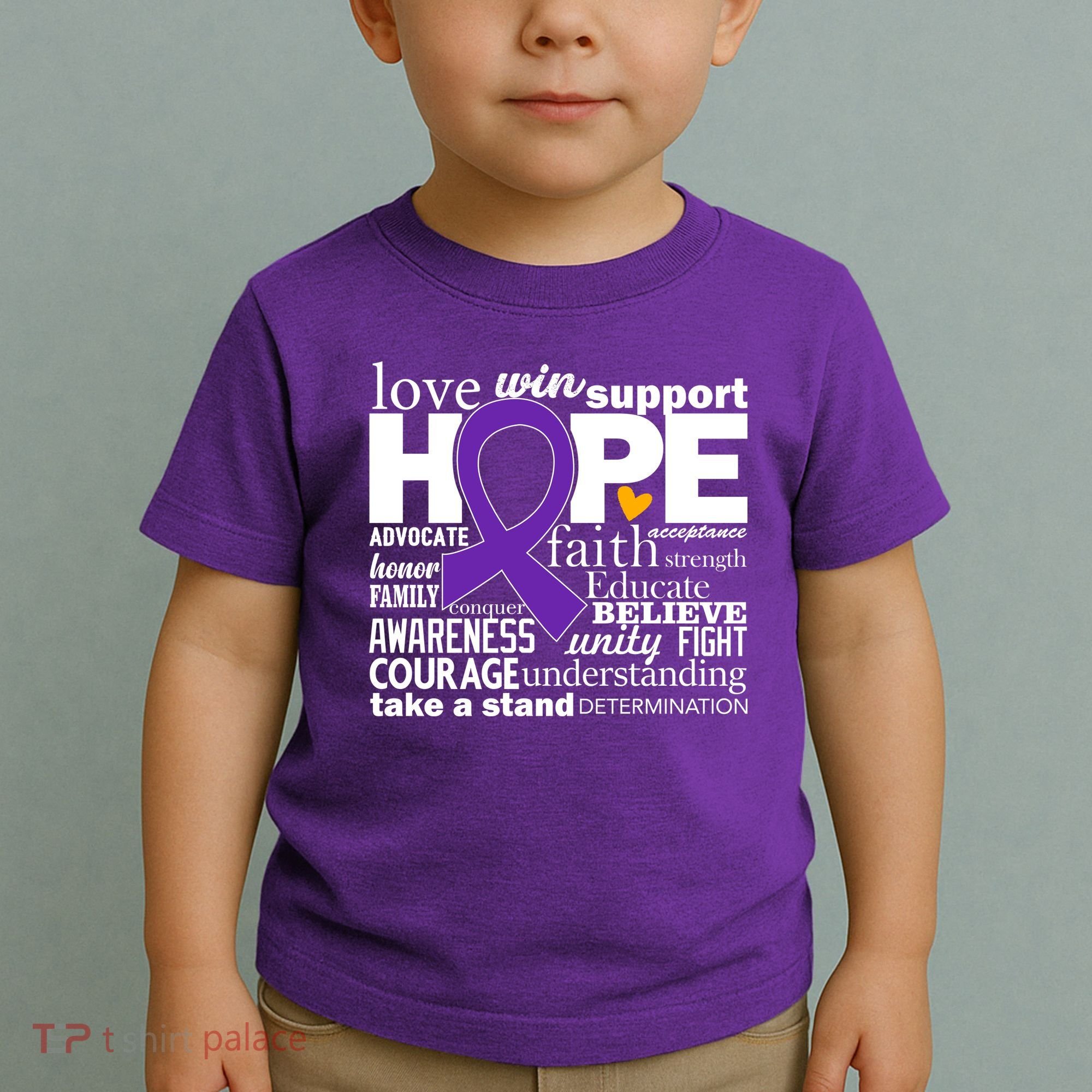 Alzheimer's Hope Love Support Toddler T-Shirt