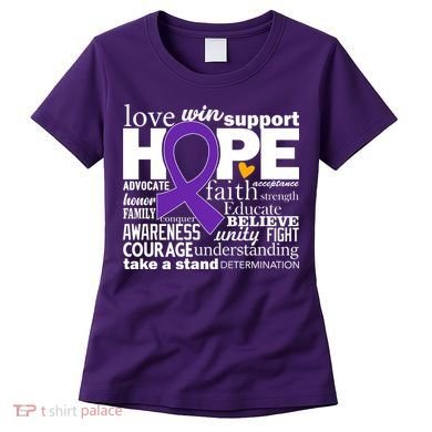 Alzheimer's Hope Love Support Women's T-Shirt