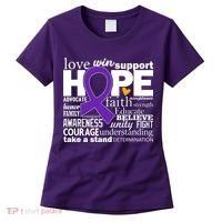 Alzheimer's Hope Love Support Women's T-Shirt thumb 0