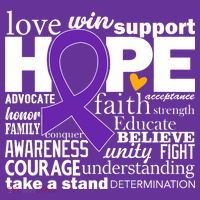 Alzheimer's Hope Love Support Women's T-Shirt thumb 6