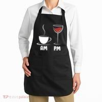 AM Coffee PM Wine Apron thumb 2
