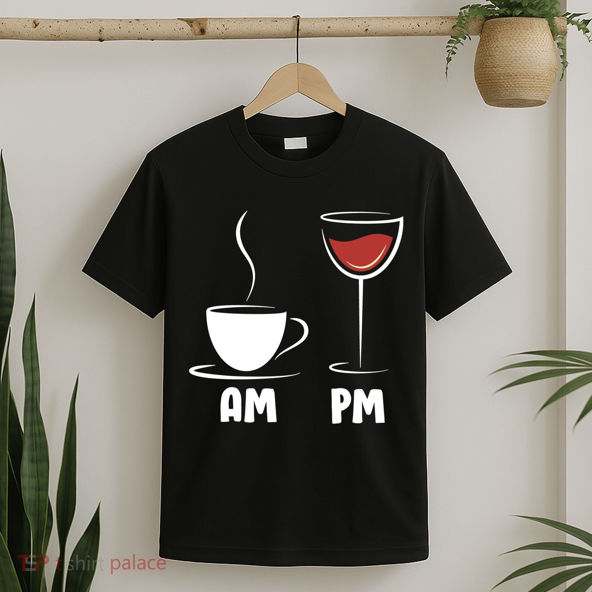 AM Coffee PM Wine T-Shirt