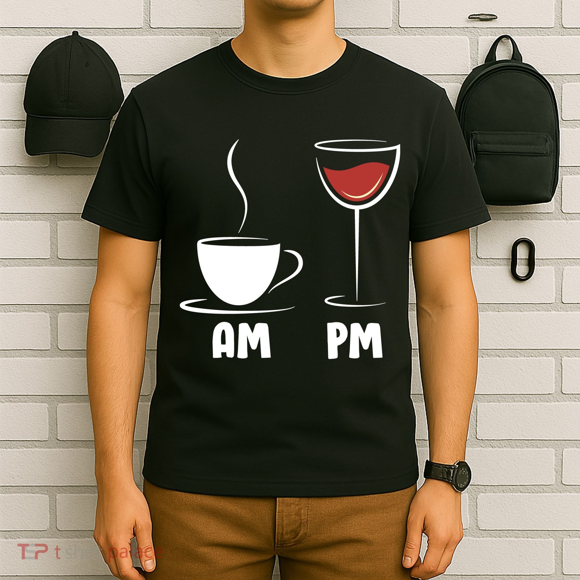 AM Coffee PM Wine T-Shirt