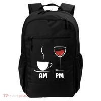 AM Coffee PM Wine Backpack thumb 0