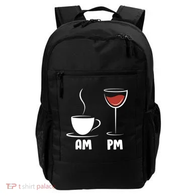 AM Coffee PM Wine Backpack