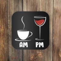 AM Coffee PM Wine Coaster thumb 0