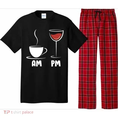 AM Coffee PM Wine Pajama Set