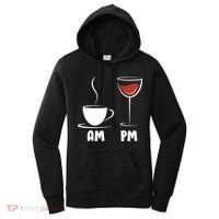 AM Coffee PM Wine Women's Hoodie thumb 0