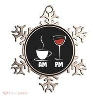 AM Coffee PM Wine Ornament thumb 0