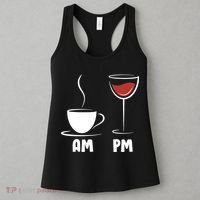 AM Coffee PM Wine Women's Tank Top thumb 3