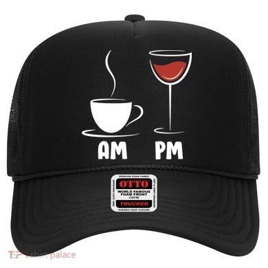 AM Coffee PM Wine Hat