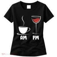 AM Coffee PM Wine Women's T-Shirt thumb 0