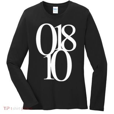 Andover Ma 01810 Original Zip Code Design Women's Long Sleeve Shirt